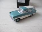 Minichamps Opel Rekord P1 Caravan 1958- 1960 Aquamarin, Nieuw, MiniChamps, Auto, Ophalen