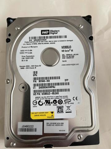 WD Caviar SE 80GB SATA HDD beschikbaar voor biedingen