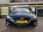 Mazda 3 2.0 TS met Climate ! Navigatie ! Cruise ! Dealer Ond, Auto's, Voorwielaandrijving, Gebruikt, 4 cilinders, Blauw