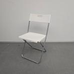 Ikea Gunde klapstoel - wit stoel kunststof opklapbaar, Ophalen of Verzenden, Wit, Kunststof, Vijf, Zes of meer stoelen