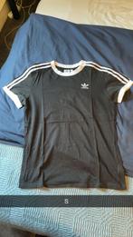 Adidas t-shirt zwart met wit, Kleding | Heren, T-shirts, Maat 46 (S) of kleiner, Ophalen of Verzenden, Zo goed als nieuw, Adidas