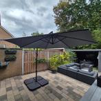 Parasol compleet, Ophalen, Zo goed als nieuw, 2 tot 3 meter, Parasolvoet