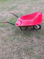 Kinderkruiwagentje  rood van metaal, Kinderen en Baby's, Speelgoed | Buiten | Voertuigen en Loopfietsen, Ophalen, Gebruikt, Overige typen
