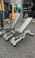 Technogym pure strength adjustable bench zwart grijs bankje, Ophalen, Fitnessbank, Gebruikt, Technogym