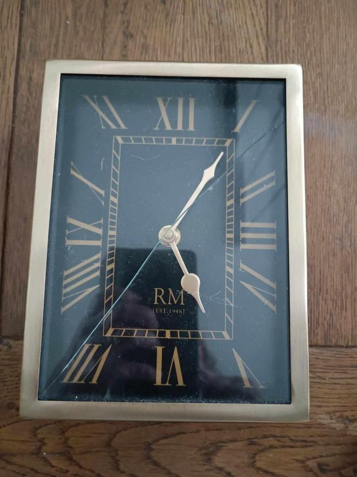 Regency Mantel Clock  Riviéra Maison, Huis en Inrichting, Woonaccessoires | Klokken, Zo goed als nieuw, Ophalen of Verzenden