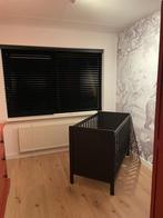 Ledikant zwart / Europe Baby Ralph 60x120, Kinderen en Baby's, Babywiegjes en Ledikanten, Ophalen, Zo goed als nieuw, Ledikant