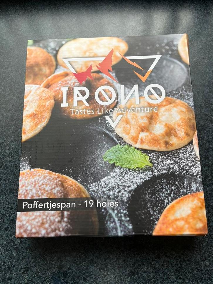 Poffertjespan van Irono, Witgoed en Apparatuur, Wafelijzers, Nieuw, Ophalen