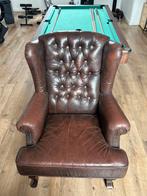 Stoel mancave, Ophalen, Gebruikt, Minder dan 75 cm, Leer
