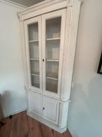 Hoekkast met glazen deuren, Huis en Inrichting, Kasten | Vitrinekasten, 200 cm of meer, 50 tot 100 cm, Glas, 25 tot 50 cm