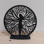 Houten standaard, 10 cm of meer, Overige materialen, The marigold, Zwart
