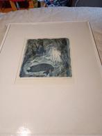 Schilderij met poesen, Antiek en Kunst, Ophalen