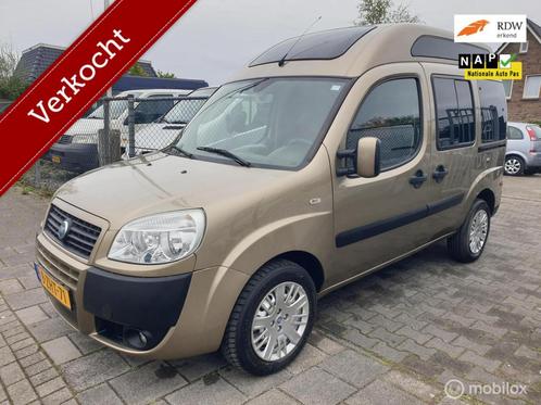 Fiat Doblo 1.9 JTD Dynamic rolstoelauto, Auto's, Fiat, Bedrijf, Te koop, Doblo, Aangepast voor mindervaliden, ABS, Airbags, Airconditioning