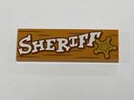 Nieuwe Lego 2x6 huidskleurige Sheriff tegel