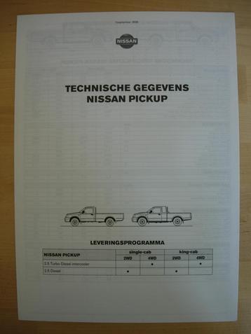 Nissan Pickup Brochure 1998 – KingCab Navara Pick-up beschikbaar voor biedingen