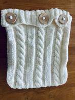 Gebreide kussensloop, Ophalen of Verzenden, Gebruikt, Wit, Rechthoekig