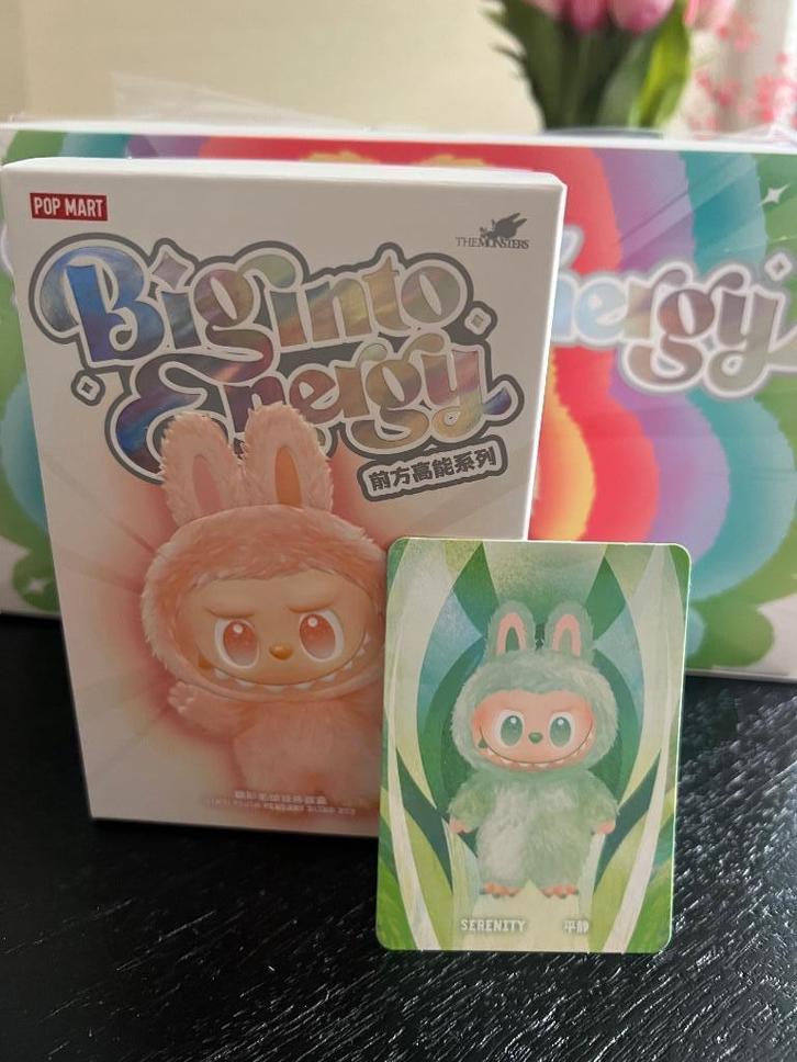 Labubu big into energy - Serinity (100% echt), Verzamelen, Poppetjes en Figuurtjes, Nieuw, Ophalen of Verzenden