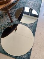 2 Plieger badkamer spiegels 60cm, Ophalen, Gebruikt, Rond, Minder dan 100 cm