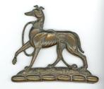 Heraldiek koetsornament met hazewindhond – Engels 19e eeuw, Antiek en Kunst, Curiosa en Brocante, Verzenden