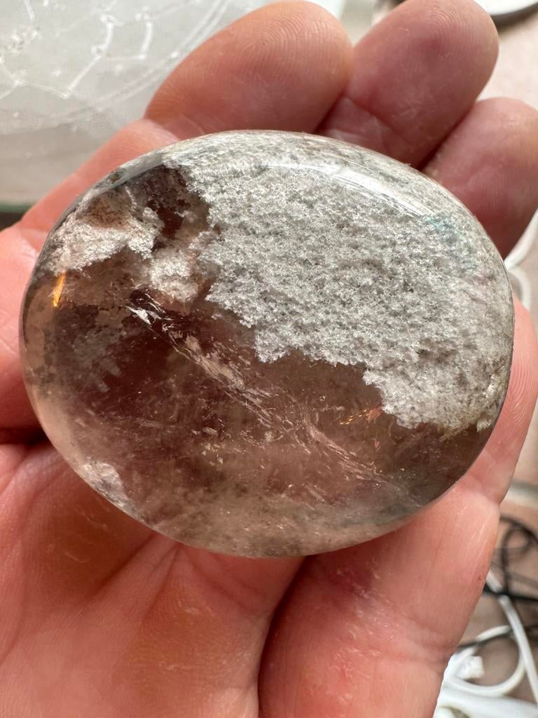 Sjamaankwarts lodoliet, Verzamelen, Mineralen en Fossielen, Ophalen of Verzenden