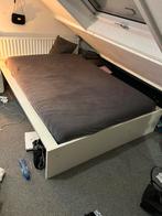 Tweepersoons bed, Huis en Inrichting, Ophalen, Gebruikt, Wit, Tweepersoons