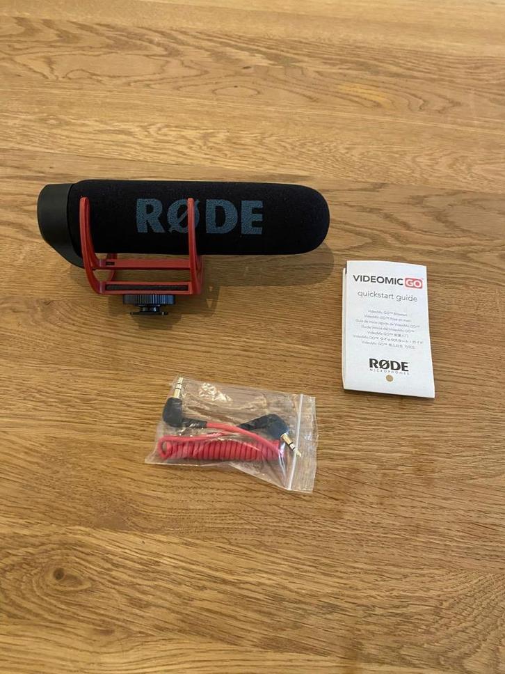 Microfoon Rode VideoMic GO, Muziek en Instrumenten, Microfoons, Nieuw, Overige typen, Ophalen