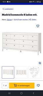 Ikea 8 lades kast/ commode, Ophalen, Gebruikt, 150 tot 200 cm, Minder dan 100 cm