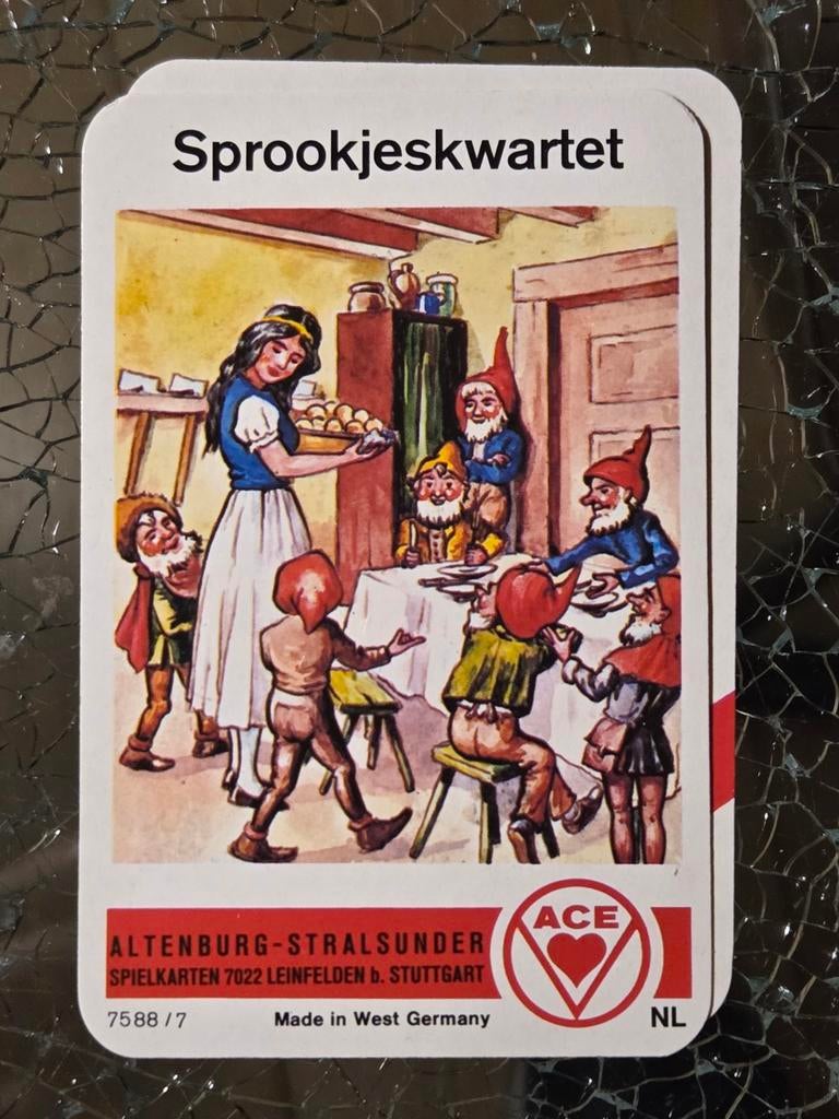 Sprookjes kwartet, Verzamelen, Speelkaarten, Jokers en Kwartetten, Gebruikt, Kwartet(ten), Ophalen of Verzenden