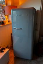 Retro SMEG Koelkast grijs - Zo Goed Als Nieuw!, 200 liter of meer, 60 cm of meer, Zo goed als nieuw, Energieklasse A of zuiniger