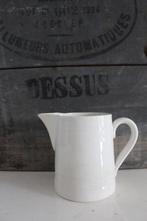 Oud brocante bandenkannetje off white Boch *Pronck & Praal*, Ophalen of Verzenden