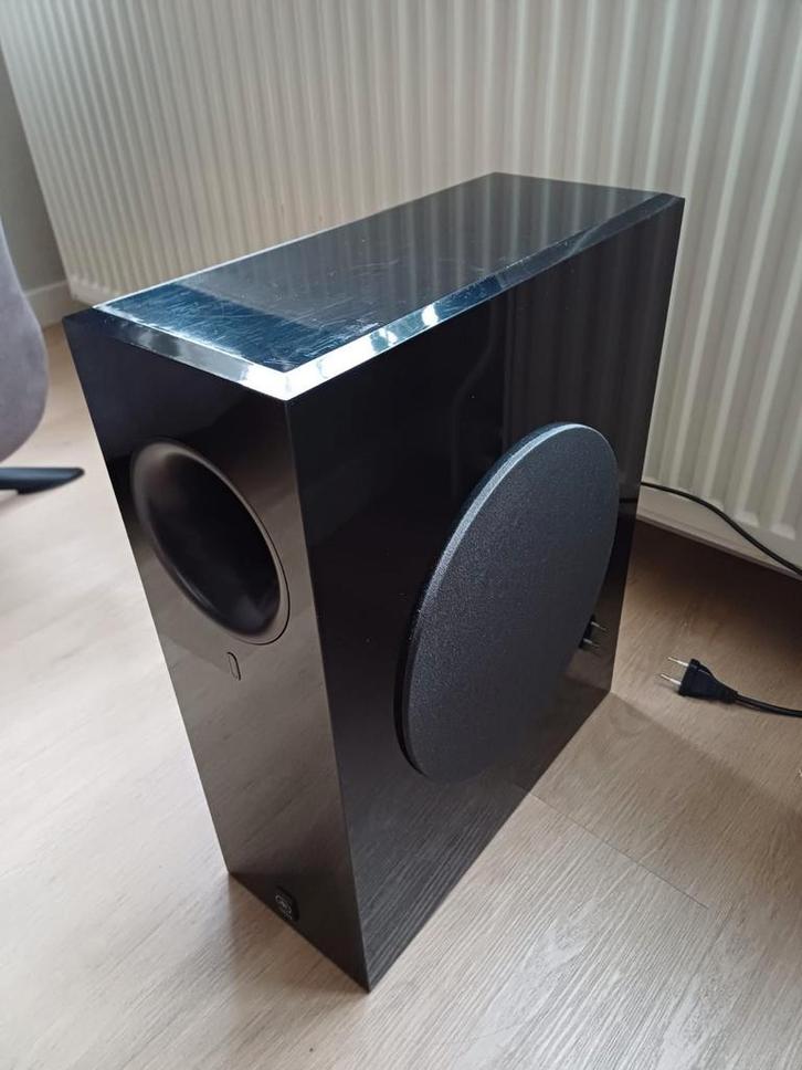 Yamaha NS-SW210 subwoofer, Audio, Tv en Foto, Luidsprekers, Zo goed als nieuw, Subwoofer, 60 tot 120 watt, Overige merken, Ophalen