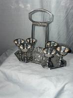 Art Nouveau Eierdopjes 1910 - verchroomd, Antiek en Kunst, Ophalen of Verzenden