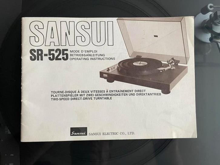 Sansui SR-525 Platenspeler, Audio, Tv en Foto, Platenspelers, Gebruikt, Platenspeler, Overige merken, Pitch-regelaar, Ophalen