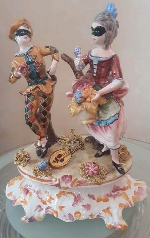 Zeldzame, Prachtige Handbeschilderde Beeld., Antiek en Kunst, Curiosa en Brocante, Verzenden