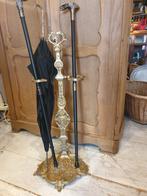 Antieke Franse Gietijzeren Paraplubak/Wandelstokhouder, Antiek en Kunst, Ophalen of Verzenden