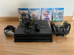 PS4, 3 controllers, spellen en “oplaadstation”, Spelcomputers en Games, Spelcomputers | Sony PlayStation 4, Ophalen, Met games