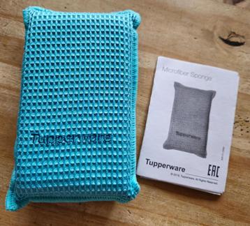 Tupperware Microvezel spons Blauw NIEUW beschikbaar voor biedingen