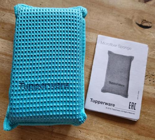 Tupperware Microvezel spons Blauw NIEUW, Huis en Inrichting, Keuken | Tupperware, Nieuw, Overige typen, Blauw, Ophalen of Verzenden