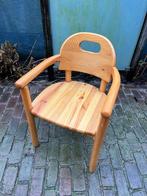 Hirtshals Savvaerk Rainer Daumiller stoel Brutalist ArtBrut, Huis en Inrichting, Ophalen, Bruin, Zo goed als nieuw, Hout