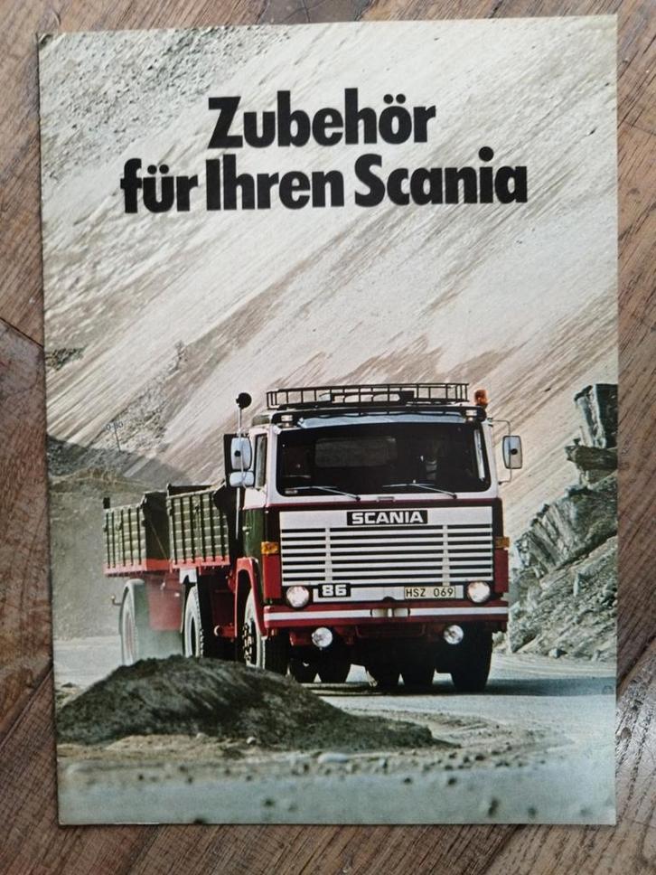 Scania Accessoires Brochure - Duits - 1975, Boeken, Auto's | Folders en Tijdschriften, Zo goed als nieuw, Ophalen of Verzenden