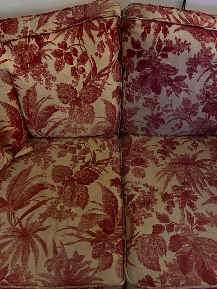 Engelse 2,5-zits bank met wieltjes, Huis en Inrichting, Banken | Bankstellen, Gebruikt, Rechte bank, Tweepersoons, 150 tot 200 cm