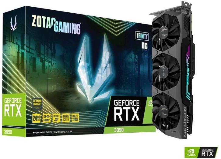 Zotac GeForce RTX 3090 Trinity OC 24GB z.g.a.n., Computers en Software, Videokaarten, Zo goed als nieuw, Nvidia, PCI-Express 4.0