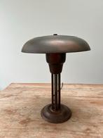 Antieke art deco brocante bureaulamp, Overige materialen, Gebruikt, Ophalen of Verzenden, Minder dan 50 cm
