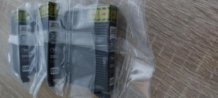 NIEUW - 3x ZWART Inkt cartridges voor Epson, Computers en Software, Printerbenodigdheden, Nieuw, Cartridge, Ophalen of Verzenden