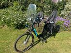 Gazelle bloom mamafiets met 2 kinderzitjes en versnellingen, Ophalen, Voorzitje, Gazelle, Gebruikt