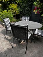 Tuinset royal garden met kussens, Tuin en Terras, Ophalen, Zo goed als nieuw, Tuinset, Eettafel