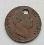 1 Farthing 1831 Engeland  Oude Antieke Munt Willem IV Penny, Ophalen of Verzenden, Overige landen