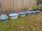 Grote collectie zinken teilen objecten uitzoeken nieuwstaat!, Tuin en Terras, Bloembakken en Plantenbakken, Ophalen, Tuin, Zo goed als nieuw