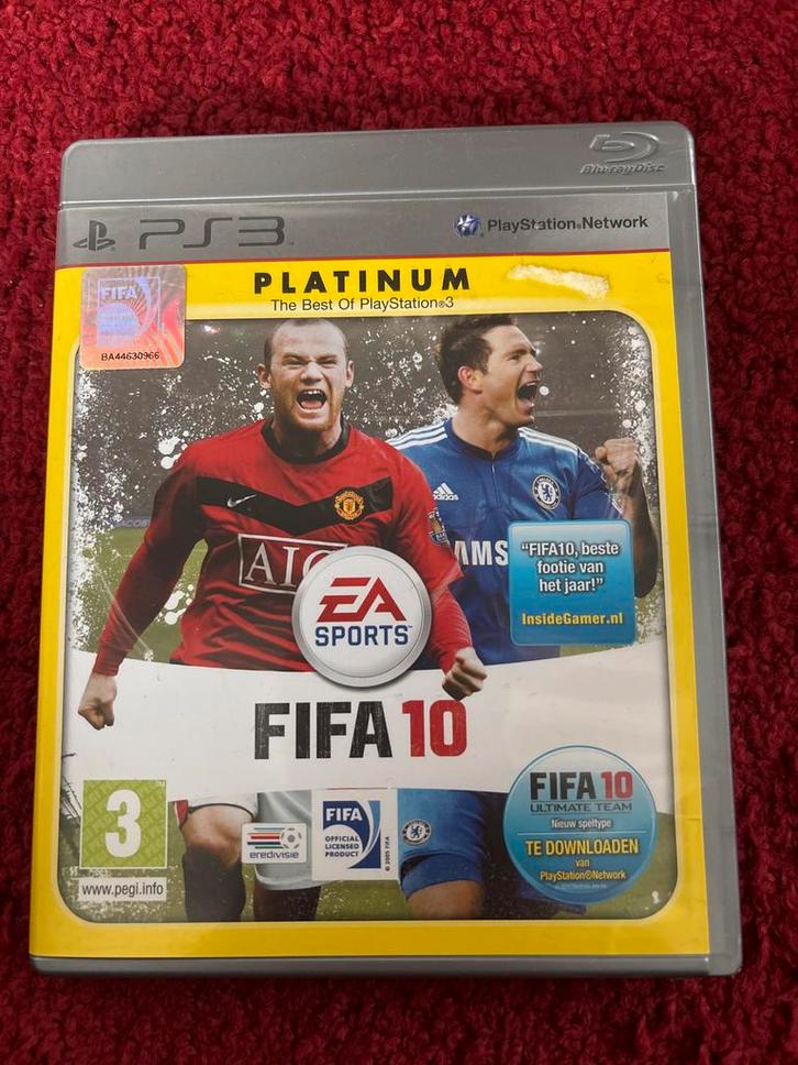FIFA 10 - PS3 Voetbalgame - platinum edition., Spelcomputers en Games, Games | Sony PlayStation 3, Gebruikt, Sport, 2 spelers