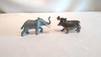 Safari ltd authentics olifant nijlpaard dieren Afrika, Ophalen of Verzenden, Zo goed als nieuw, Wild dier, Beeldje of Figuurtje