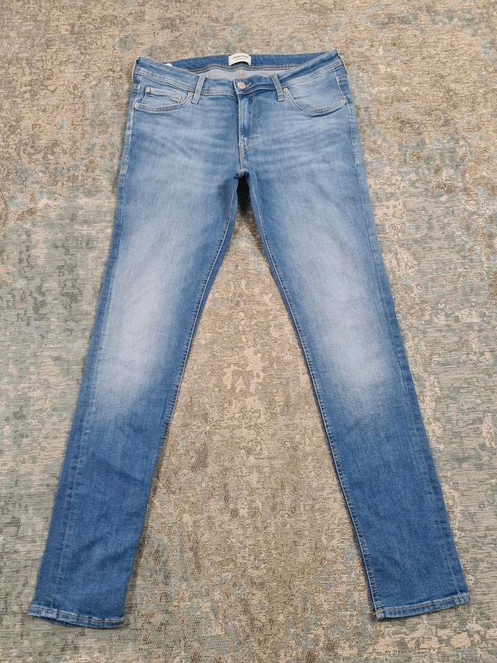 Jack and Jones LIAM W34 L34 Skinny Blauw STRETCH Bronno3434, Kleding | Heren, Spijkerbroeken en Jeans, Zo goed als nieuw, W33 - W34 (confectie 48/50)